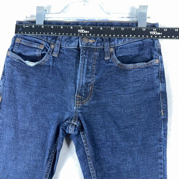 Old Navy Skinny Built-In Flex Jeans Low Rise Dark Wash Blue Men's Size 30X32 - Picture 5 of 10